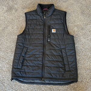 Carhartt Men's Black Quilted Vest Size Medium